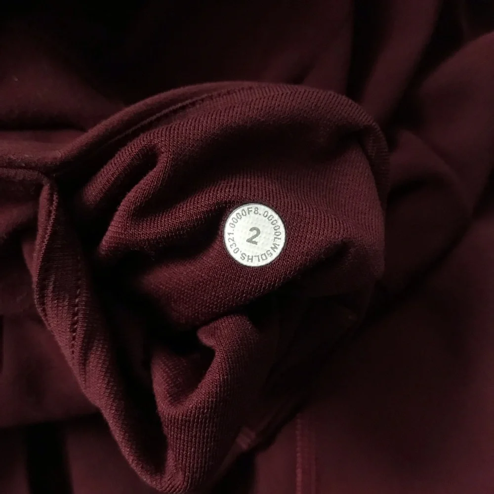 Lululemon Unlimited High Rise Tights Red Merlot 2